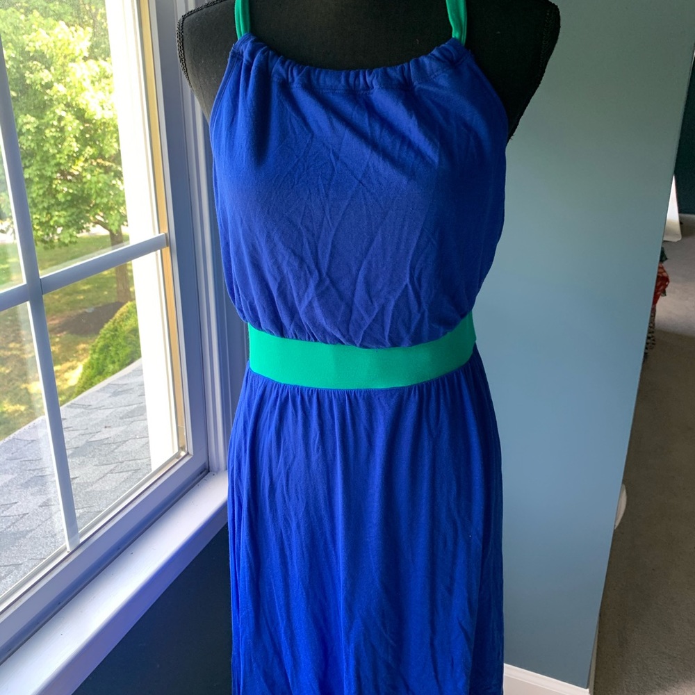 Royal blue summer dress